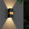 2023 lámpara de pared exterior impermeable LED lámpara de pared larga IP65 luz de aluminio jardín Villa porche aplique luz 110V 220V aplique luminaria