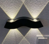 Aplique de luz led decorativo con 4 barbas y luz de noche para exterior aplique de pared decorativo led resistente al agua