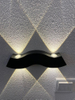 Aplique de luz led decorativo con 4 barbas y luz de noche para exterior aplique de pared decorativo led resistente al agua