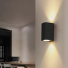 Montaje impermeable hacia arriba y hacia abajo Aplique de luz exterior para jardín Gran exterior Montado en la pared Led