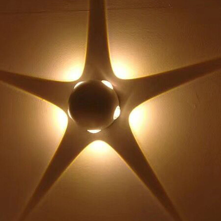 Lámpara de pared LED para interiores y exteriores AC85-265V 2W 4W 6W 9W 12W Estilo minimalista moderno Lámpara impermeable IP65 con 2 años de garantía