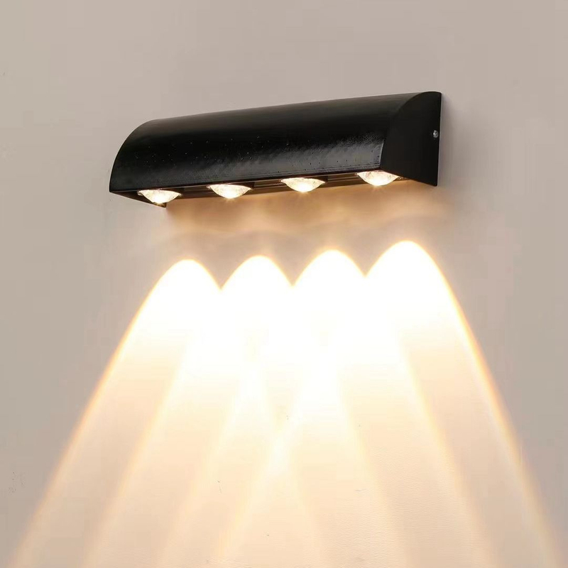 Lámpara de pared LED impermeable para exteriores, sencilla y moderna, lámparas de patio, lámpara de puerta, terraza, balcón, jardín, luz de pared, precio de fábrica