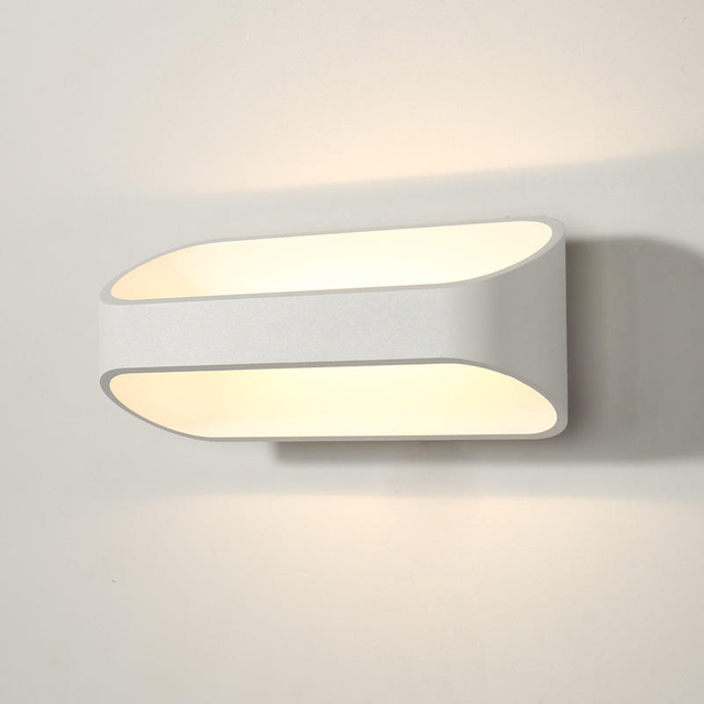 Nueva lámpara de pared RGB de 5 W hacia arriba y hacia abajo, lámpara de varita interior, luz de pared de fondo LED para decoración de casa y hotel
