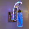 Lámpara de pared interior acrílica moderna, lámpara LED de noche para dormitorio, candelabro, luz de pared, blanco cálido, blanco frío para dormitorio, pasillo, escaleras