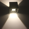 Estilo industrial AC85-265V Impermeable IP65 Haz ajustable Aluminio Exterior LED Cubo Luz de pared impermeable