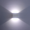 Lámpara de pared LED 6W versión mejorada moderna IP20 luz de pared LED interior 220V luces blancas cálidas luz decorativa lámpara de noche para Bedro