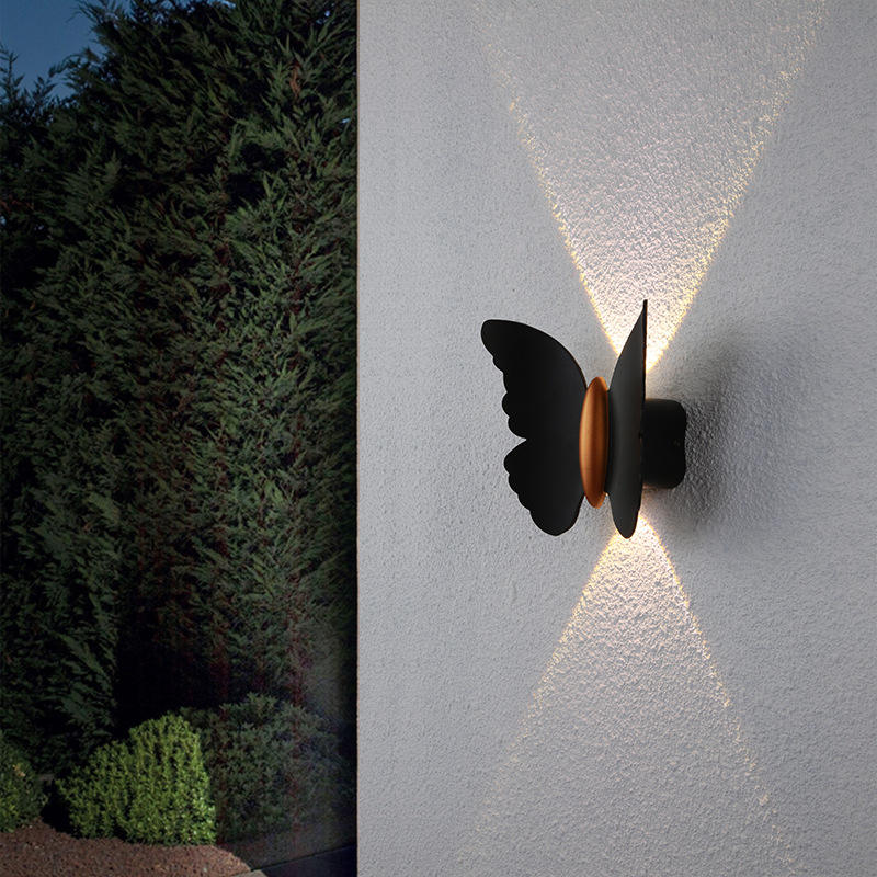 Lámpara de pared LED para exteriores Luz LED moderna IP65 Normas impermeables para exterior Casa Porche Patio Jardín Valla y cubierta