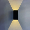 16 colores APP control Jardín Luz Exterior Hogar Moderno Impermeable Exterior Lámpara de pared Led montada en la pared