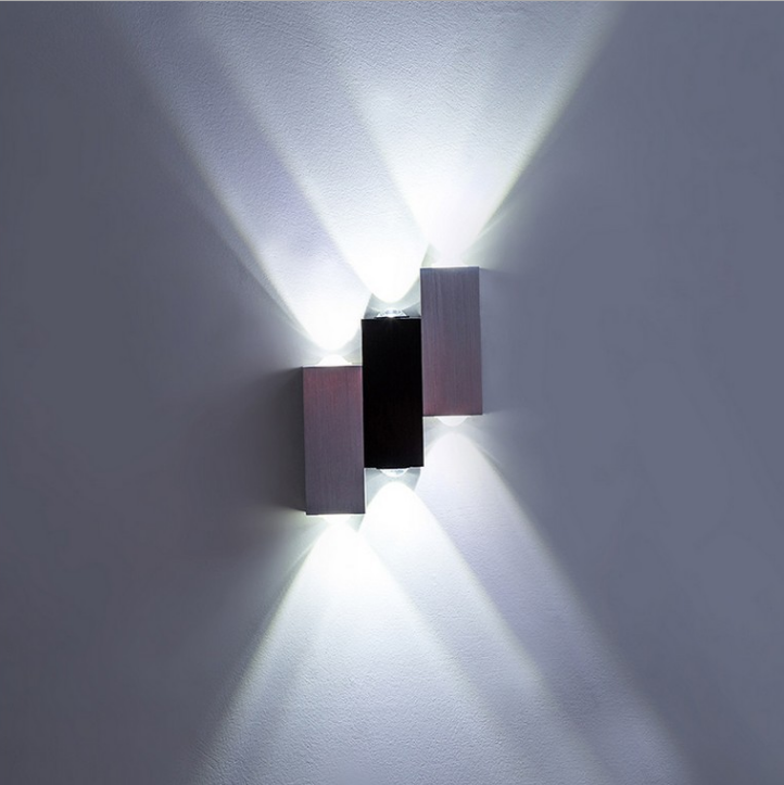 Luz Led decorativa, nueva lámpara de pared para escalera al aire libre y luz nocturna para exteriores, luces de pared para el hogar, luces elegantes para el hogar
