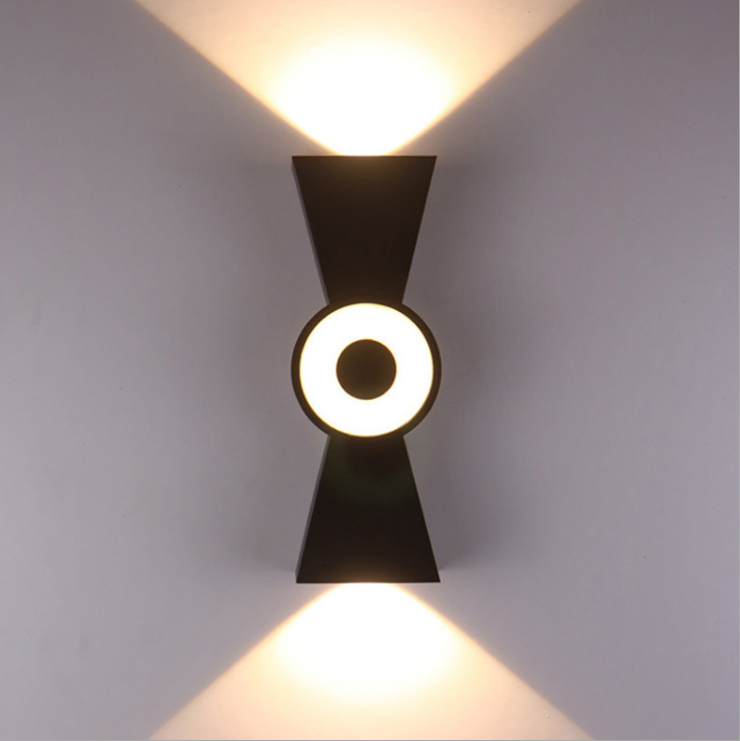 Lámparas fabricantes de lámparas de pared para exteriores Luz de pared Led Rgb con precio al por mayor aplique de pared para exteriores negro