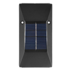 El producto más nuevo Abs Interior Hotel Luz decorativa Exterior Ip65 Impermeable Lámpara de pared LED solar Panel solar Luz de calle LED
