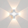 Luz LED de pared para exteriores, luz de pared luminosa para decoración de pared, foco de loto, Villa, pasillo, balcón, pasillo, luz de pared de fondo