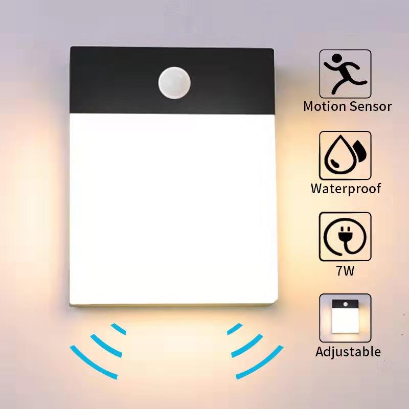 Nieuw Model Waterdichte IP65 Buiten Tuin Decoratieve aluminio Acryl LED Wandlamp Fabriek Directe Verko Woonkamer Slaapkamer