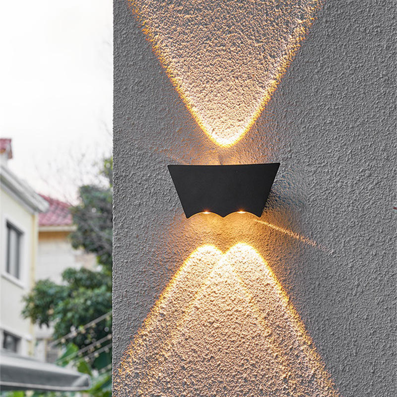 Luz LED de pared moderna impermeable IP65 Up Down 10W iluminación exterior hogar Hotel tienda pasillo porche aplique lámparas de pared AC 220V 110V