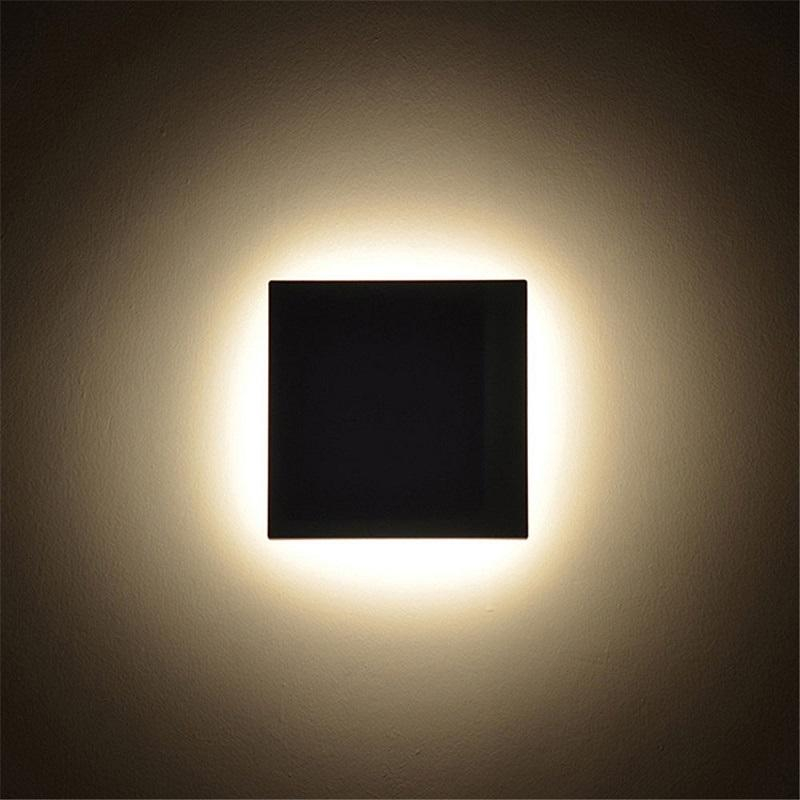 Moderna lámpara de pared LED Eclipse de luces de 150 mm y luz nocturna interior decorativa