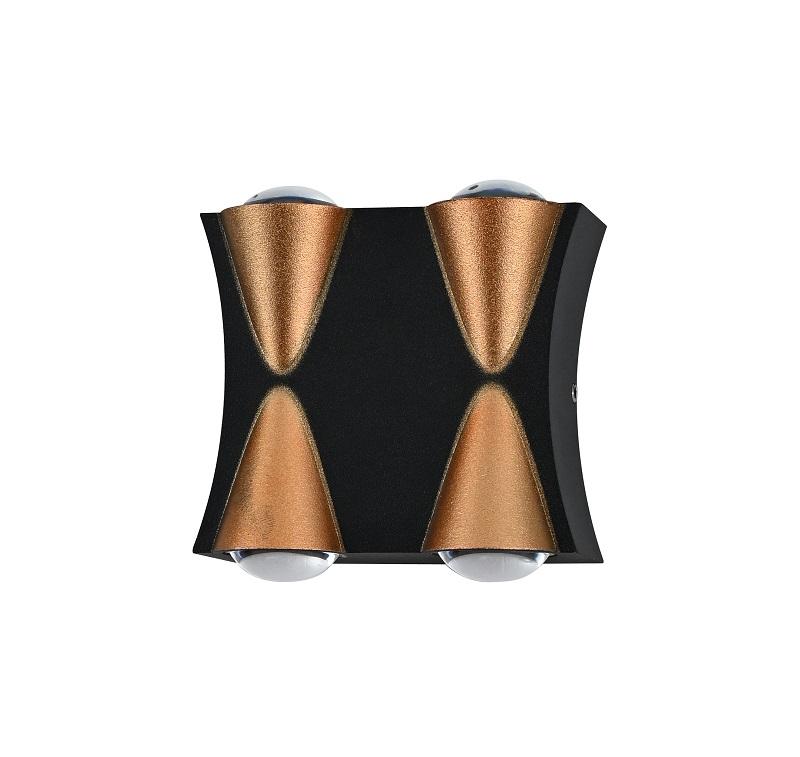 Lámpara de pared impermeable para exteriores LED Pasillo Balcón Pasillo Puerta Fondo Paisaje Lámpara de pared de aluminio