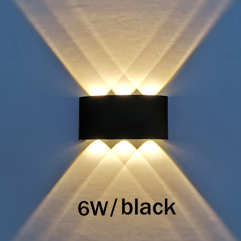 Lámpara LED de bajo precio de 2W ~ 12W, resistente al agua, IP65, luz de pared, exterior, patio, balcón, Piazza, puerta, escalera, decoración, candelabro de lámpara LED