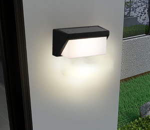 Luz solar a prueba de agua Luz solar led Lámpara de luz solar para exteriores para Garden Street Decor Lámpara de pared solar para exteriores