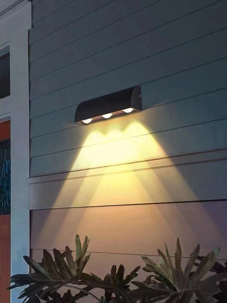 Precio de fábrica de la luz de la pared del jardín de las lámparas del patio de la lámpara de pared de IP65 LED de la prenda impermeable al aire libre simple moderna de 3W