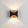 Lámpara de pared con lazo de 6W, luz de pared LED resistente al agua, precio de fábrica, carcasa en blanco y negro, luces decorativas para el hogar y el jardín