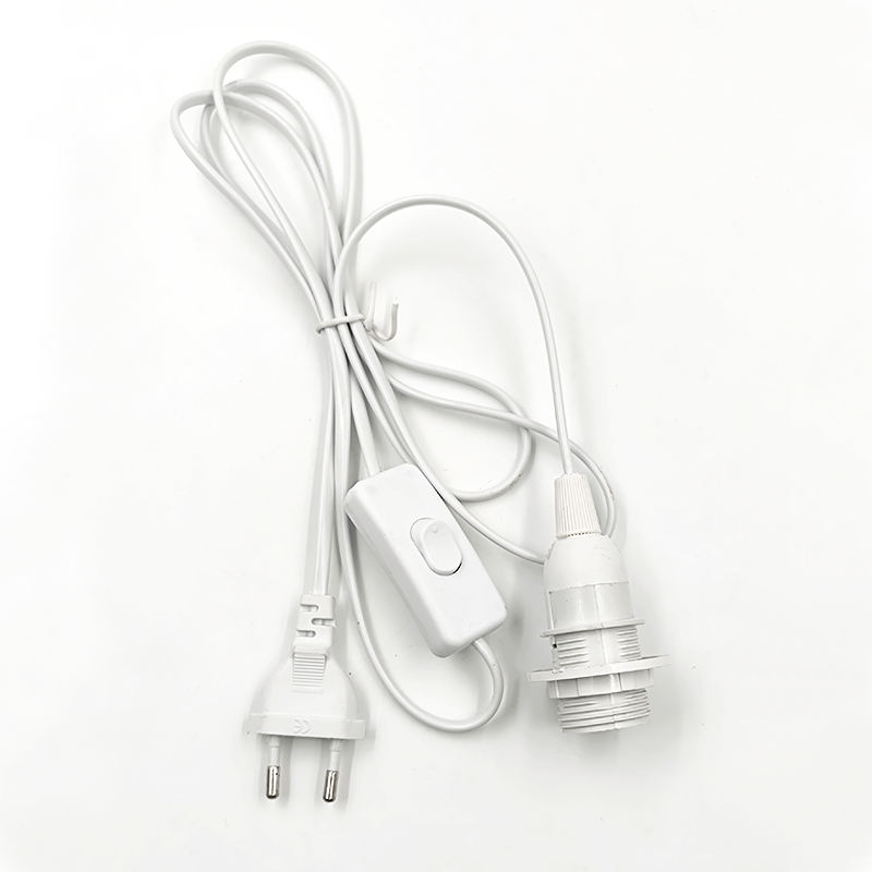 Portalámparas de plástico de porcelana de latón E27 E14 de alta calidad, Base de enchufe, bombilla de terminal LED, portalámparas de techo