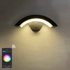 2023 Tuya App lámpara de pared inteligente LED lámpara de pared inteligente IP65 impermeable colorida lámpara de pared decorativa de moda