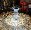 Lámpara de mesa de cristal acrílico RGB que proporciona una atmósfera creativa, pequeña lámpara de noche decorativa, lámpara de mesa recargable