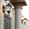 Lámpara de pared impermeable de estilo europeo, puerta de Villa de jardín, patio exterior, balcón, lámpara de pared Exterior, luz Retro antigua de Roma
