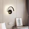 Lámpara de pared de cobre minimalista moderna, pasillo americano, pasillo, dormitorio, mesita de noche, lámpara de estudio, muebles de luz de espejo LED creativos nórdicos