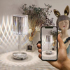 Fancy Night Lights Led Night Light Diseñador italiano Lámpara de mesa de cristal Moda moderna Carga USB Regalo romántico Night Light Flower LED Table Light Fixture