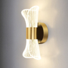 Lámpara de pared acrílica moderna minimalista para sala de estar, dormitorio, cabecera, pasillo, Fondo, luz de pared, iluminación interior, soporte de luz