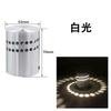 3w Venta caliente Espiral Agujero Led Aplique de pared Lámpara de luz Fría Luz cálida