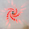 Lámpara de pared LED de flores RGB, lámpara de pared colorida con proyección remota montada en la pared para fiesta, Bar, vestíbulo, KTV, decoración del hogar
