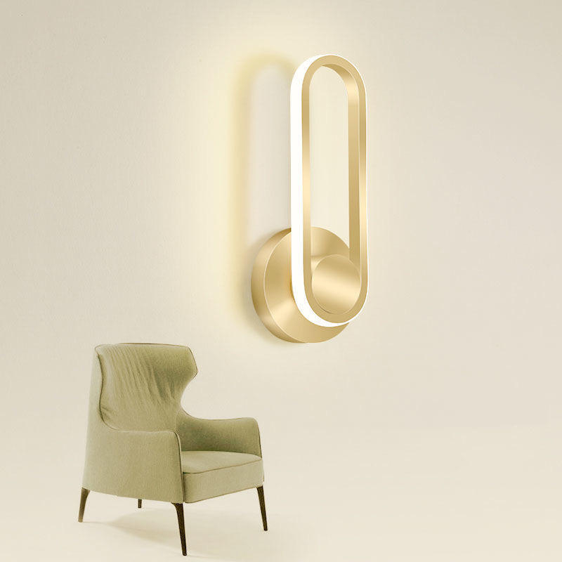 Lámpara de pared giratoria de 12 W Lámpara de noche Lámpara de noche LED Lámparas de noche de pared Luz de pared Dormitorio Lámpara de pared de fondo LED Lámpara de pared de pasillo giratoria Aplique de pared de interior Iluminación de montaje