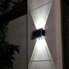 6LED Solar pared luz exterior impermeable LED luces de pared para patio calle paisaje jardín decoración lámpara Solar pared exterior