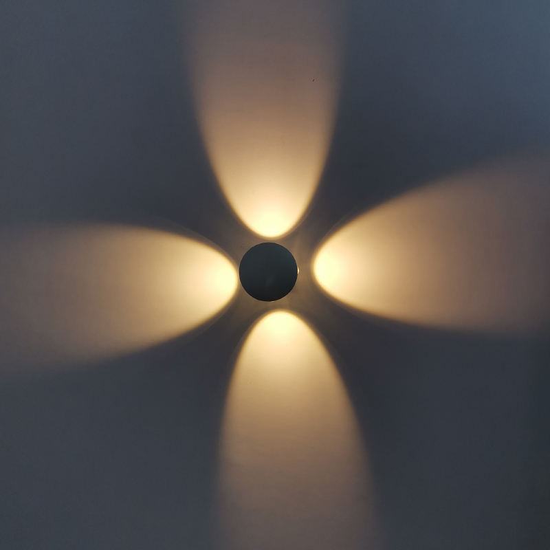 lámpara de pared interior moderna de 3w 4w 5w LED arriba y abajo de la luz de pared decorativa montada en la pared
