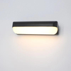 Lámpara LED de pared para exteriores de 12W, luz de pared led resistente al agua, luz simple para pasillo, escaleras, patio, luz de pared para balcón, súper brillante