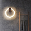 Lámpara de pared LED moderna acrílica de 85-265V, aplique sencillo para dormitorio, sala de estar, mesita de noche, escalera, decoración del hogar, luces de pared interiores, casa de campo
