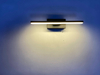 Lámparas de pared LED modernas 330 Dormitorio giratorio Cabecera 12W AC96V-260V Aplique de pared Lámpara negra Pasillo decoración interior Iluminación