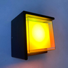 Luz fría LED moderna de 5W RGB con controlador de iluminación hacia arriba y hacia abajo, candelabro de cubo, montaje de lámpara, iluminación interior y exterior