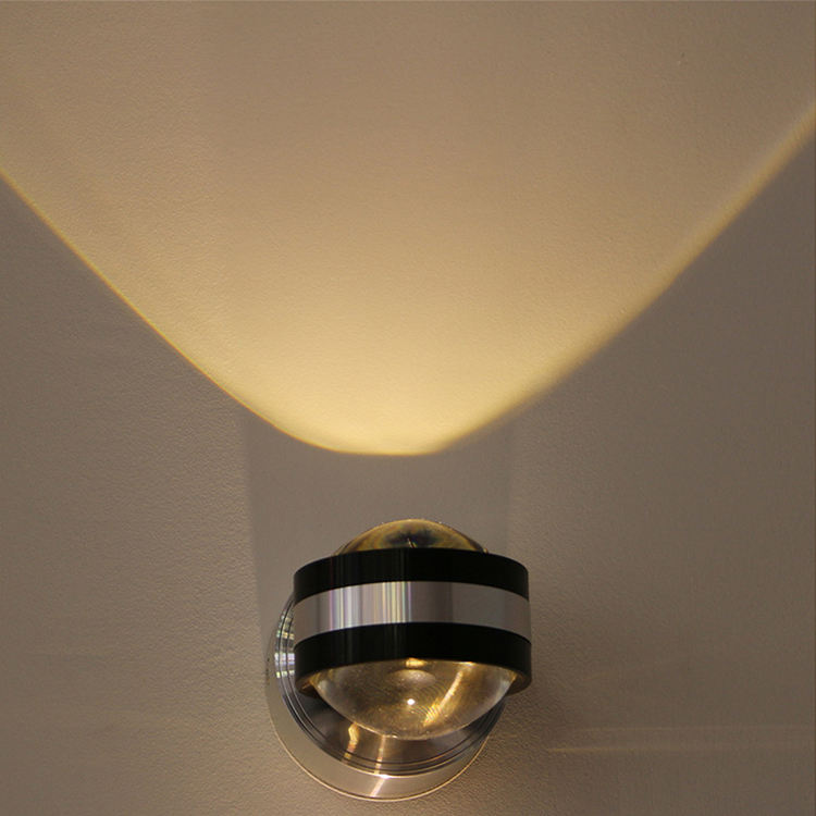 Lámpara de pared de cristal de doble cara de alta calidad Hotel interior Precio competitivo Vanity Light