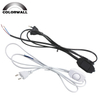 Gran oferta 301 interruptor de botón regulable cable de enchufe de la UE 301 interruptor de atenuación enchufe de EE. UU. AC110-220V cable de 1,8 M