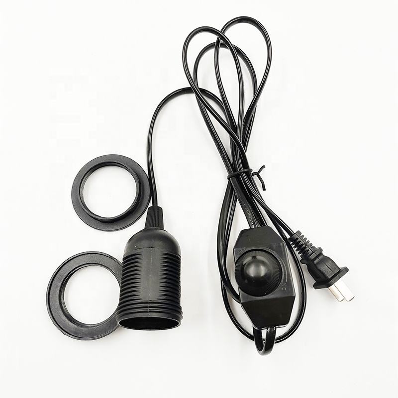 110V 220V 301 regulador de intensidad interruptor regulable E26 E27 enchufe de cable eléctrico interruptor cable 0,75mm 0,5mm 0,35mm E26 portalámparas