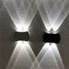 Moderno minimalista al aire libre Interior Hotel Pasillo Pasillo Puerta Patio Escalera Porche LED Lámpara de pared de luna impermeable