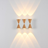 Lámpara de pared de jardín impermeable IP65 LED Lámpara de pared LED interior y exterior decorativa