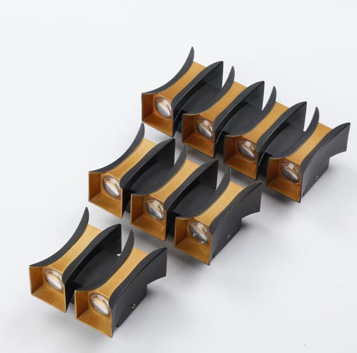 Lámparas de pared de vidrio para jardín, accesorio de iluminación Exterior para exteriores, Retro IP65, LED impermeable para casa, porche, pasillo, puerta de entrada y Patio