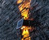 4LEDSolar luz de pared al aire libre impermeable LED luces de pared para patio calle paisaje jardín decoración lámpara Solar pared exterior