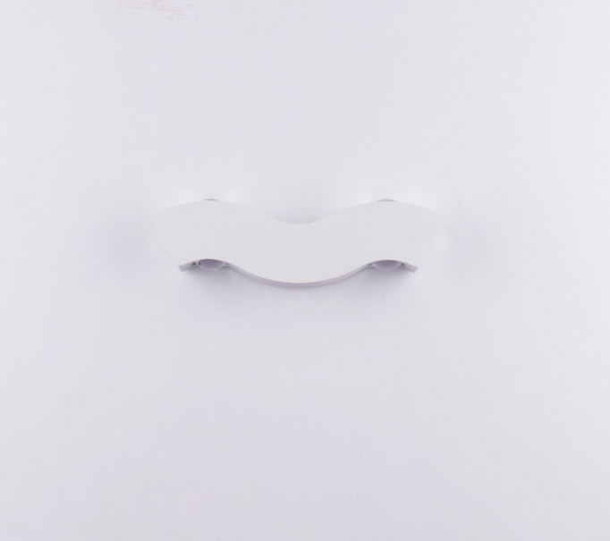 Lámpara de pared nórdica impermeable IP65 4W, lámpara de pared de fondo de sala de estar led simple, iluminación de pasillo de pasillo de hotel hacia arriba y hacia abajo