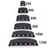 Exterior ajustable arriba abajo paso pasillo cubo cilindro jardín Hotel impermeable Cob Led lámparas de pared 220V iluminación arriba y abajo