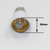 Accesorios de iluminación de enchufe E27 a B22, convertidor de adaptador de enchufe base para lámpara de luz LED, bombilla de tornillo de bayoneta